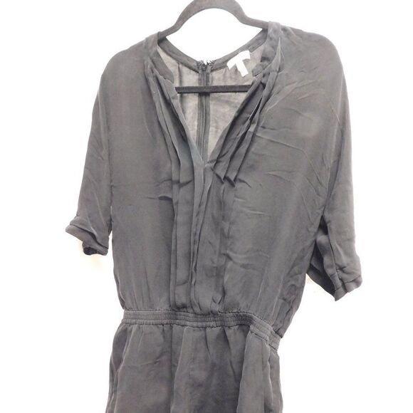 Joie S Silk Black Sheer Romper Jumper - Picture 2 of 5
